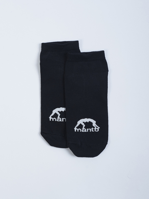 MANTO Socken LOGO schwarz