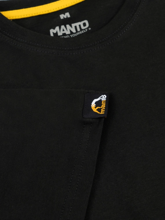 MANTO t-shirt SUPPLY onyx black 