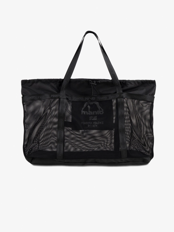 MANTO  mesh bag SOCIETY schwarz