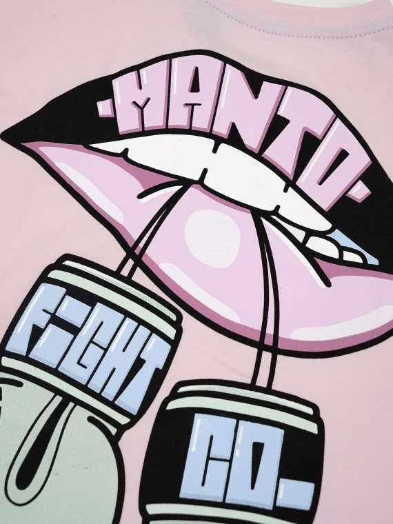 MANTO x KTOF t-shirt GLOVES rosa