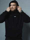 MANTO hoodie LABEL OVERSIZE black