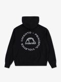 MANTO hoodie LABEL 25 OVERSIZE schwarz