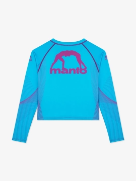 MANTO rashguard PEACEFUL VIOLENCE blue