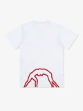 MANTO t-shirt TRACE white