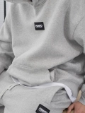 MANTO hoodie LABEL 25 OVERSIZE heather gray