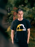 MANTO t-shirt LOGO black onyx