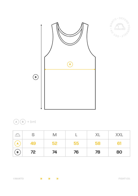 MANTO Muskelshirt PULSE weiss