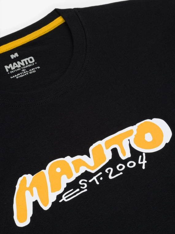 MANTO t-shirt MARKER black