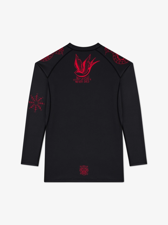 MANTO long sleeve rashguard MIKO schwarz
