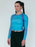 MANTO rashguard PEACEFUL VIOLENCE blue