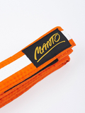 MANTO kids belt BJJ TAG orange with white stripe