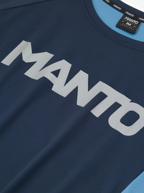 MANTO technical longsleeve LOGOTYPE navy blue