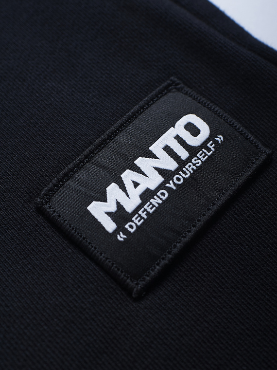 MANTO Baumwollshorts LABEL schwarz