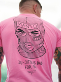 MANTO x KTOF t-shirt BALACLAVA pink