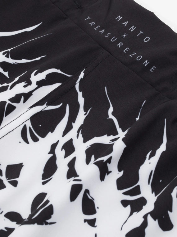 MANTO fight shorts TREASURE ZONE black