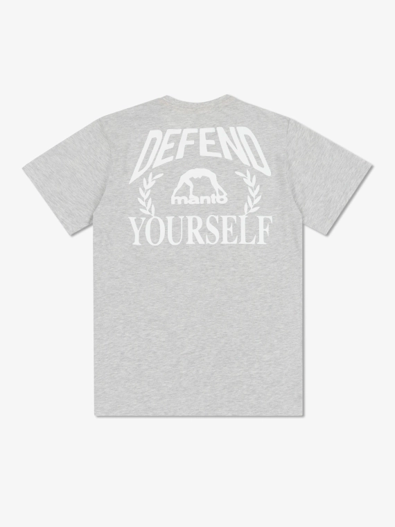 MANTO t-shirt DEFEND 25 heather gray