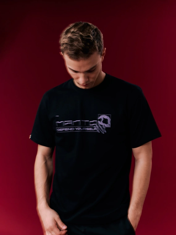 MANTO t-shirt CLAIM schwarz