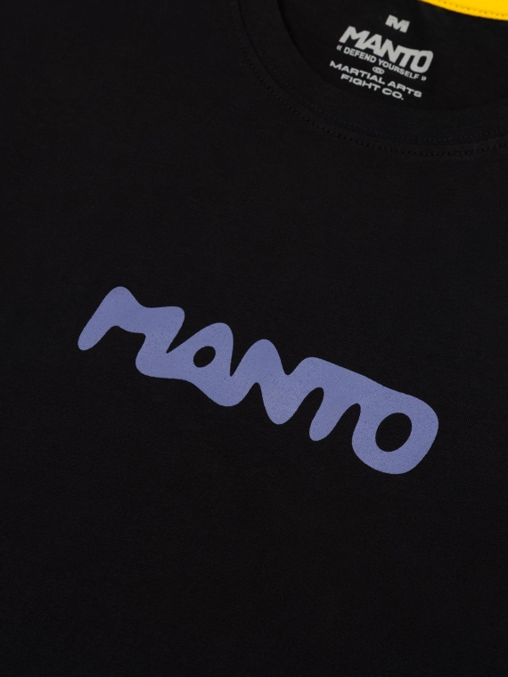MANTO t-shirt TRACE black