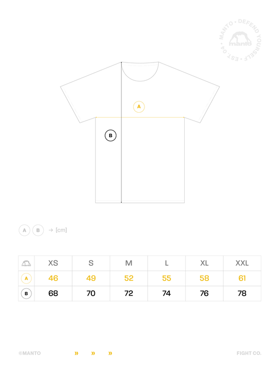 MANTO t-shirt STAMP 25 white