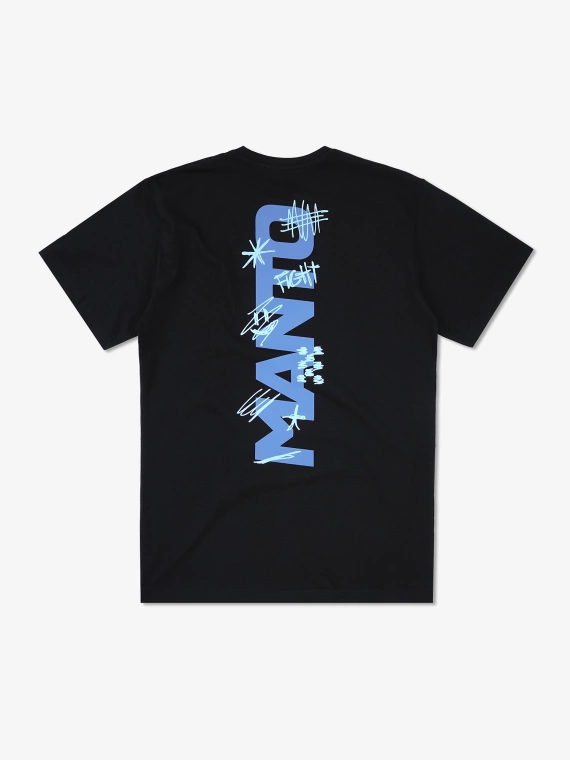 MANTO t-shirt VERTICAL schwarz
