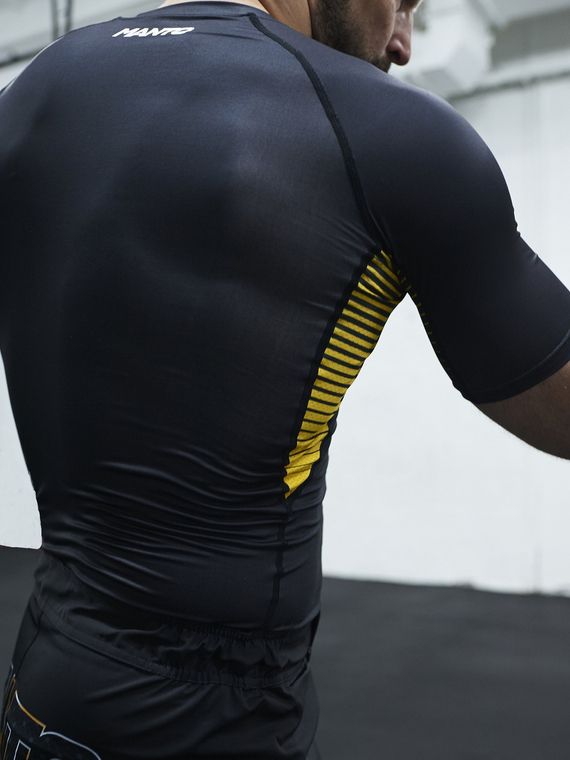 MANTO rashguard LOGO schwarz