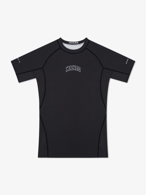MANTO rashguard VARSITY schwarz