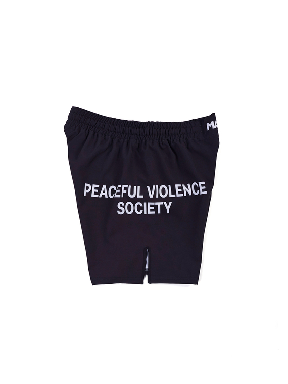 MANTO fight shorts SOCIETY black
