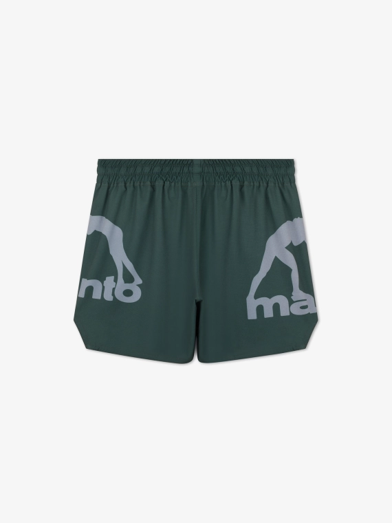 MANTO fight shorts LOGO DUAL grün