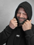 MANTO hoodie LABEL 25  REGULAR schwarz