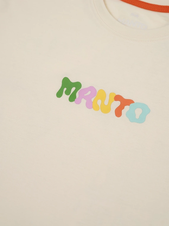 MANTO t-shirt NEUTRALIZE beige