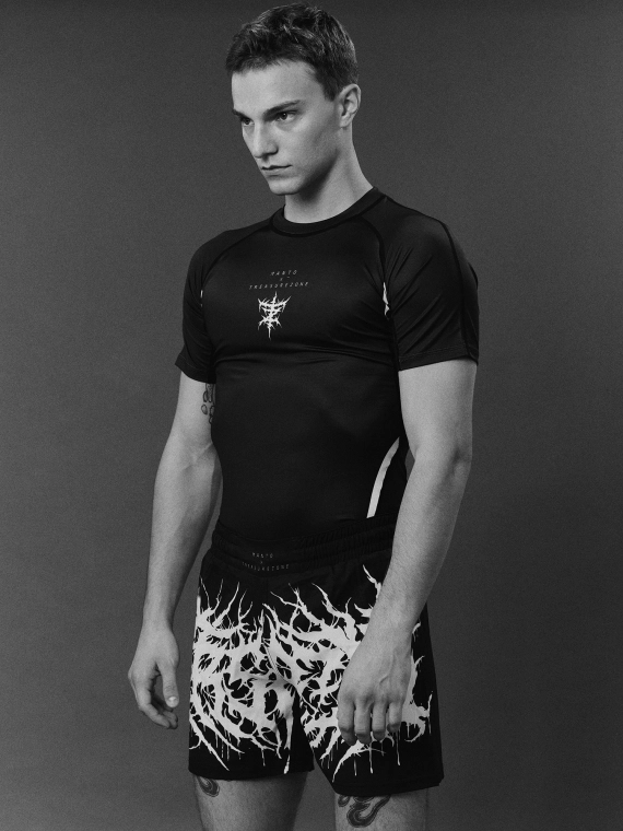 MANTO fight shorts TREASURE ZONE black
