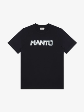 MANTO t-shirt METAL LOGOTYPE black