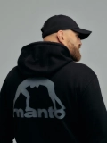 MANTO hoodie PEACEFUL VIOLENCE schwarz