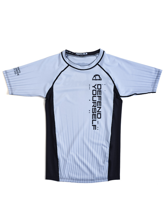 MANTO rashguard RANKED weiss
