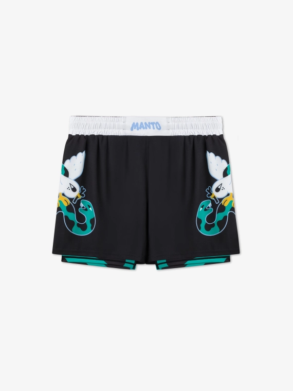 MANTO fight shorts DOVE