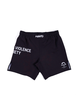 MANTO fight shorts SOCIETY black