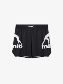 MANTO fight shorts LOGO DUAL black