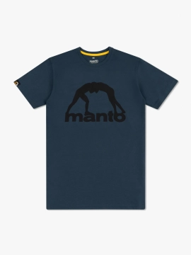 MANTO t-shirt VIBE 25 navy blue-black