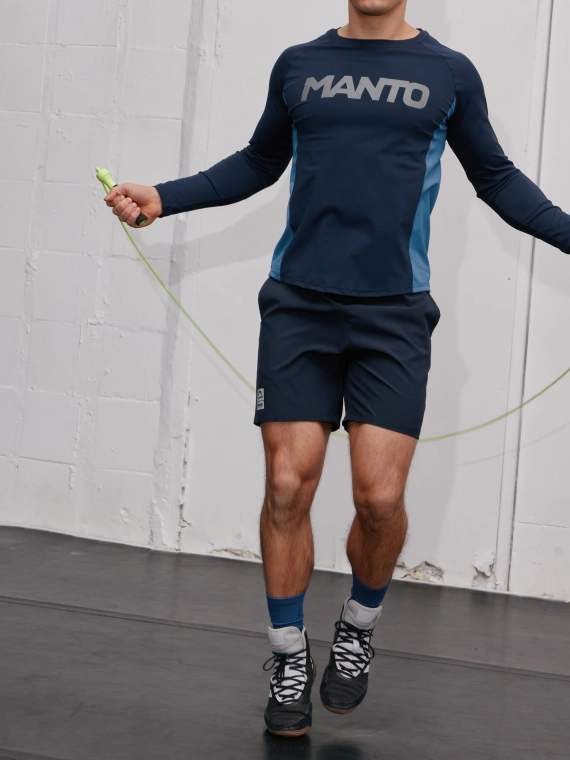 MANTO technical longsleeve LOGOTYPE marineblau