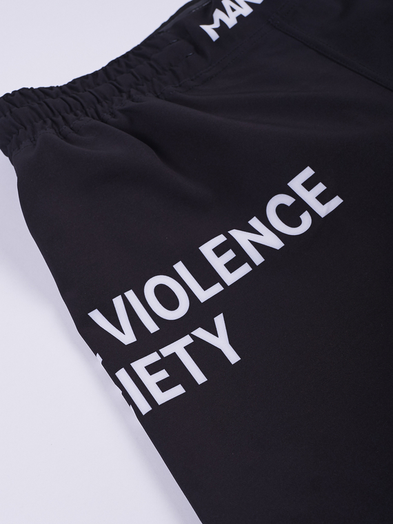 MANTO fight shorts SOCIETY black