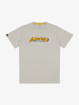 MANTO t-shirt MARKER light gray