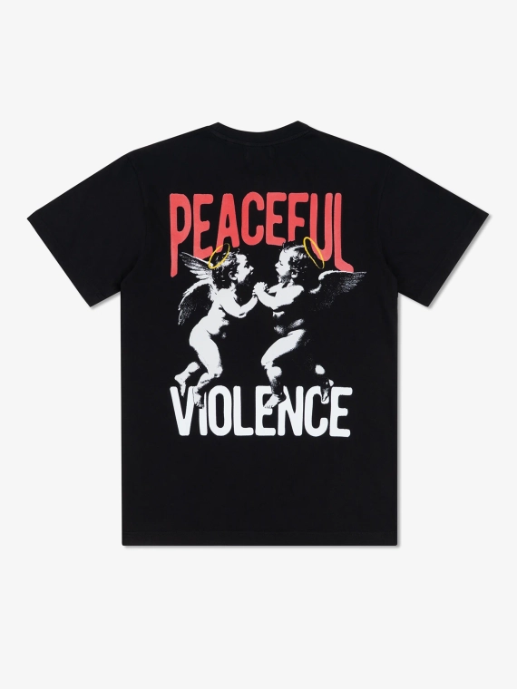 MANTO t-shirt ANGELS schwarz