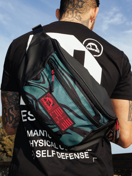 MANTO Hüfttasche GRID XXL grün camo