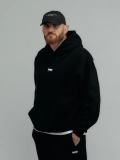 MANTO hoodie LABEL 25 OVERSIZE schwarz