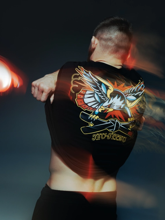 MANTO x Panku t-shirt EAGLE schwarz