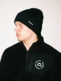 MANTO cuff beanie BASE black