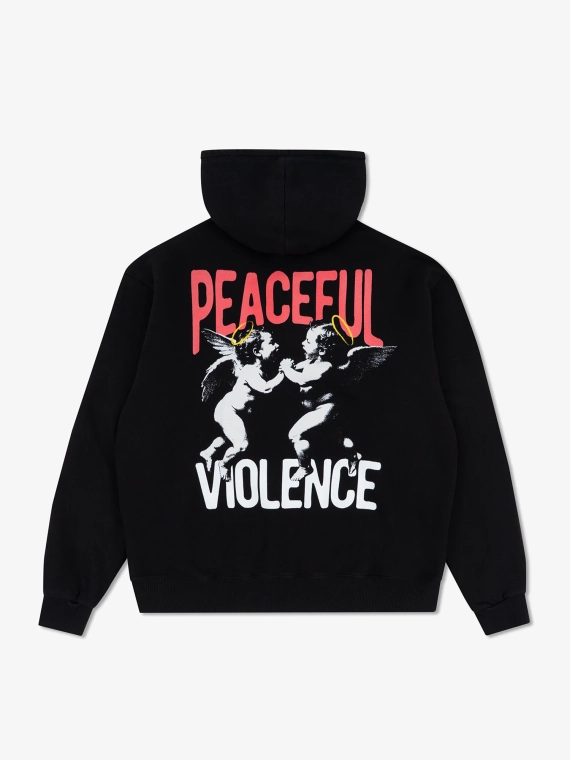 MANTO hoodie ANGELS black