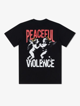 MANTO t-shirt ANGELS black