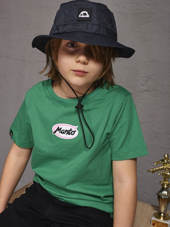 MANTO kinder t-shirt DOGS grun