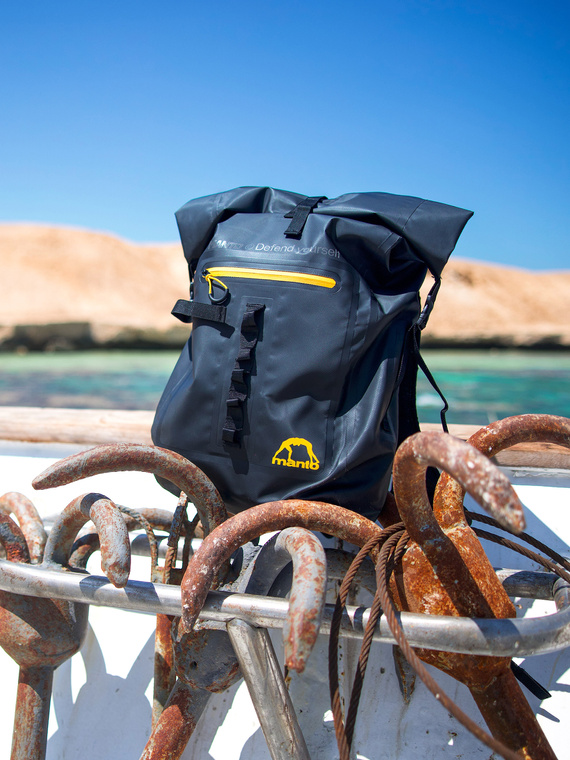MANTO "NEW YORK" roll top backpack
